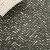 SAFAVIEH Area Rug 8×10 – Adirondack Collection – Large – Ivory & Charcoal, Chevron Pattern, Non-Shedding & Easy Cleaning, Ideal for Living Room, Bedroom, Office, Dining Space (ADR104N)(Dark Green/Ivory)