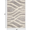 SAFAVIEH Area Rug 8×10 – Adirondack Collection – Large – Sage & Cream, Modern Wave Design, Non-Shedding & Easy to Clean, Ideal for Living Room, Bedroom, Dining Space (ADR125X)(Grey/Cream)