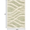 SAFAVIEH Area Rug 8×10 – Adirondack Collection – Large – Sage & Cream, Modern Wave Design, Non-Shedding & Easy to Clean, Ideal for Living Room, Bedroom, Dining Space (ADR125X)(Sage/Cream)