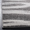 SAFAVIEH Area Rug 8×10 – Adirondack Collection – Large – Sage & Cream, Modern Wave Design, Non-Shedding & Easy to Clean, Ideal for Living Room, Bedroom, Dining Space (ADR125X)(Charcoal/Ivory)