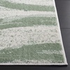 SAFAVIEH Area Rug 8×10 – Adirondack Collection – Large – Sage & Cream, Modern Wave Design, Non-Shedding & Easy to Clean, Ideal for Living Room, Bedroom, Dining Space (ADR125X)(Ivory/Sage)
