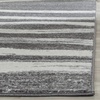 SAFAVIEH Area Rug 8×10 – Adirondack Collection – Large – Sage & Cream, Modern Wave Design, Non-Shedding & Easy to Clean, Ideal for Living Room, Bedroom, Dining Space (ADR125X)(Charcoal/Ivory)