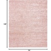 SAFAVIEH Area Rug 8×10 – Aspen Shag Collection – Large – White & Beige, Handmade Wool, 1-inch Thick Ideal for Living Room, Bedroom, Office, Dining Space (SG640A)(Pink)