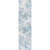SAFAVIEH Area Rug 8×10 – Aston Collection – Large – Navy & Grey, Modern Abstract Design, Non-Shedding & Easy Cleaning, Ideal for Living Room, Bedroom, Office, Dining Space (ASN710N)(Ivory/Blue)