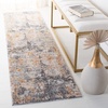 SAFAVIEH Area Rug 8×10 – Aston Collection – Large – Navy & Grey, Modern Abstract Design, Non-Shedding & Easy Cleaning, Ideal for Living Room, Bedroom, Office, Dining Space (ASN710N)(Grey/Gold)