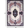 SAFAVIEH Area Rug 8×10 – Bellagio Collection – Large – Blue & Pink, Handmade Wool, Medallion Design, Ideal for Living Room, Bedroom, Office, Dining Space (BLG535M)(Ivory/Black)