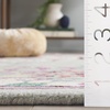 SAFAVIEH Area Rug 8×10 – Bellagio Collection – Large – Blue & Pink, Handmade Wool, Medallion Design, Ideal for Living Room, Bedroom, Office, Dining Space (BLG535M)(Light Green/Ivory)