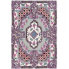 SAFAVIEH Area Rug 8×10 – Bellagio Collection – Large – Blue & Pink, Handmade Wool, Medallion Design, Ideal for Living Room, Bedroom, Office, Dining Space (BLG535M)(Light Green/Ivory)