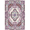 SAFAVIEH Area Rug 8×10 – Bellagio Collection – Large – Blue & Pink, Handmade Wool, Medallion Design, Ideal for Living Room, Bedroom, Office, Dining Space (BLG535M)(Ivory)