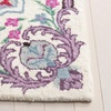 SAFAVIEH Area Rug 8×10 – Bellagio Collection – Large – Blue & Pink, Handmade Wool, Medallion Design, Ideal for Living Room, Bedroom, Office, Dining Space (BLG535M)(Ivory)