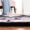 SAFAVIEH Area Rug 8×10 – Bellagio Collection – Large – Blue & Pink, Handmade Wool, Medallion Design, Ideal for Living Room, Bedroom, Office, Dining Space (BLG535M)(Black/Ivory)