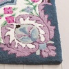 SAFAVIEH Area Rug 8×10 – Bellagio Collection – Large – Blue & Pink, Handmade Wool, Medallion Design, Ideal for Living Room, Bedroom, Office, Dining Space (BLG535M)(Pink/Ivory)