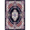 SAFAVIEH Area Rug 8×10 – Bellagio Collection – Large – Blue & Pink, Handmade Wool, Medallion Design, Ideal for Living Room, Bedroom, Office, Dining Space (BLG535M)(Navy/Ivory)