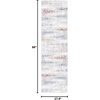 SAFAVIEH Area Rug 8×10 – Berber Shag Collection – Large – Blue Rust & Ivory, Modern Design, Non-Shedding & Easy Cleaning, Plush Thick Pile, Ideal for Living Room, Bedroom, Dining Space (BER581A)(Blue Rust/Ivory)