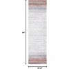 SAFAVIEH Area Rug 8×10 – Berber Shag Collection – Large – Blue Rust & Ivory, Modern Design, Non-Shedding & Easy Cleaning, Plush Thick Pile, Ideal for Living Room, Bedroom, Dining Space (BER571A)(Blue Rust/Ivory)