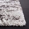 SAFAVIEH Area Rug 8×10 – Berber Shag Collection – Large – Grey & Dark Grey, Modern Design, Non-Shedding & Easy Cleaning, Plush Thick Pile, Ideal for Living Room, Bedroom, Dining Space (BER539F)(Grey/Dark Grey)