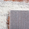 SAFAVIEH Area Rug 8×10 – Berber Shag Collection – Large – Grey & Light Grey, Modern Design, Non-Shedding & Easy Cleaning, Plush Thick Pile, Ideal for Living Room, Bedroom, Dining Space (BER541F)(Blue Rust/Ivory)