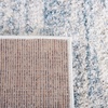 SAFAVIEH Area Rug 8×10 – Berber Shag Collection – Large – Ivory & Beige, Modern Design, Non-Shedding & Easy Cleaning, Plush Thick Pile, Ideal for Living Room, Bedroom, Dining Space (BER563A)(Ivory/Light Aqua)