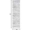 SAFAVIEH Area Rug 8×10 – Berber Shag Collection – Large – Ivory & Beige, Modern Design, Non-Shedding & Easy Cleaning, Plush Thick Pile, Ideal for Living Room, Bedroom, Dining Space (BER563A)(Ivory/Light Aqua)