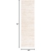 SAFAVIEH Area Rug 8×10 – Berber Shag Collection – Large – Ivory & Beige, Modern Design, Non-Shedding & Easy Cleaning, Plush Thick Pile, Ideal for Living Room, Bedroom, Dining Space (BER563A)(Ivory/Beige)