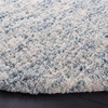 SAFAVIEH Area Rug 8×10 – Berber Shag Collection – Large – Ivory & Beige, Modern Design, Non-Shedding & Easy Cleaning, Plush Thick Pile, Ideal for Living Room, Bedroom, Dining Space (BER563A)(Ivory/Light Aqua)