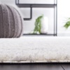 SAFAVIEH Area Rug 8×10 – Berber Shag Collection – Large – Ivory & Beige, Modern Design, Non-Shedding & Easy Cleaning, Plush Thick Pile, Ideal for Living Room, Bedroom, Dining Space (BER563A)(Ivory/Light Grey)