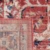SAFAVIEH Area Rug 8×10 – Charleston Collection – Large – Navy & Creme, Oriental Distressed Design, Non-Shedding & Easy Cleaning, Ideal for Living Room, Bedroom, Office, Dining Space (CHL411N)(Red/Ivory)