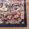 SAFAVIEH Area Rug 8×10 – Charleston Collection – Large – Navy & Creme, Oriental Distressed Design, Non-Shedding & Easy Cleaning, Ideal for Living Room, Bedroom, Office, Dining Space (CHL411N)(Navy/Red)