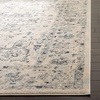 SAFAVIEH Area Rug 8×10 – Charleston Collection – Large – Navy & Creme, Oriental Distressed Design, Non-Shedding & Easy Cleaning, Ideal for Living Room, Bedroom, Office, Dining Space (CHL411N)(Ivory/Light Blue)