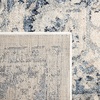 SAFAVIEH Area Rug 8×10 – Charleston Collection – Large – Navy & Creme, Oriental Distressed Design, Non-Shedding & Easy Cleaning, Ideal for Living Room, Bedroom, Office, Dining Space (CHL411N)(Ivory/Navy)