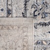 SAFAVIEH Area Rug 8×10 – Charleston Collection – Large – Navy & Creme, Oriental Distressed Design, Non-Shedding & Easy Cleaning, Ideal for Living Room, Bedroom, Office, Dining Space (CHL411N)(Grey/Dark Grey)