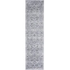 SAFAVIEH Area Rug 8×10 – Charleston Collection – Large – Navy & Creme, Oriental Distressed Design, Non-Shedding & Easy Cleaning, Ideal for Living Room, Bedroom, Office, Dining Space (CHL411N)(Grey/Dark Grey)