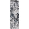 SAFAVIEH Area Rug 8×10 – Cloud Shag Collection – Large – Grey & Blue, Modern Design, Non-Shedding & Easy Cleaning, Ultra Plush Thick Pile, Ideal for Living Room, Bedroom, Dining Space (CLD110F)(Grey/Blue)
