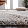 SAFAVIEH Area Rug 8×10 – Cyrus Shag Collection – Large – Ivory & Grey, Modern Abstract Design, Non-Shedding & Easy Cleaning, Ideal for Living Room, Bedroom, Office, Dining Space (CYR132A)(Ivory/Grey)