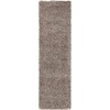 SAFAVIEH Area Rug 8×10 – Evolution Shag Collection – Large – Grey, Solid Design, Non-Shedding & Easy Cleaning, Ultra Plush Thick Pile, Ideal for Living Room, Bedroom, Dining Space (EVO520F)(Brown)