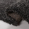 SAFAVIEH Area Rug 8×10 – Evolution Shag Collection – Large – Grey, Solid Design, Non-Shedding & Easy Cleaning, Ultra Plush Thick Pile, Ideal for Living Room, Bedroom, Dining Space (EVO520F)(Charcoal)