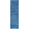 SAFAVIEH Area Rug 8×10 – Evolution Shag Collection – Large – Grey, Solid Design, Non-Shedding & Easy Cleaning, Ultra Plush Thick Pile, Ideal for Living Room, Bedroom, Dining Space (EVO520F)(Blue)