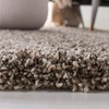 SAFAVIEH Area Rug 8×10 – Evolution Shag Collection – Large – Grey, Solid Design, Non-Shedding & Easy Cleaning, Ultra Plush Thick Pile, Ideal for Living Room, Bedroom, Dining Space (EVO520F)(Brown)