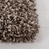 SAFAVIEH Area Rug 8×10 – Evolution Shag Collection – Large – Grey, Solid Design, Non-Shedding & Easy Cleaning, Ultra Plush Thick Pile, Ideal for Living Room, Bedroom, Dining Space (EVO520F)(Brown)