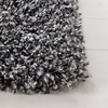 SAFAVIEH Area Rug 8×10 – Evolution Shag Collection – Large – Grey, Solid Design, Non-Shedding & Easy Cleaning, Ultra Plush Thick Pile, Ideal for Living Room, Bedroom, Dining Space (EVO520F)(Dark Grey)