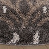 SAFAVIEH Area Rug 8×10 – Florida Shag Collection – Large – Smoke & Beige, Floral Design, Non-Shedding & Easy Cleaning, Plush Thick Pile, Ideal for Living Room, Bedroom, Dining Space (SG457-7913)(Smoke/Beige)