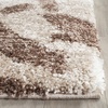 SAFAVIEH Area Rug 8×10 – Florida Shag Collection – Large – Smoke & Beige, Floral Design, Non-Shedding & Easy Cleaning, Plush Thick Pile, Ideal for Living Room, Bedroom, Dining Space (SG457-7913)(Beige/Cream)