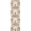 SAFAVIEH Area Rug 8×10 – Florida Shag Collection – Large – Smoke & Beige, Floral Design, Non-Shedding & Easy Cleaning, Plush Thick Pile, Ideal for Living Room, Bedroom, Dining Space (SG457-7913)(Beige/Cream)