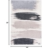 SAFAVIEH Area Rug 8×10 – Fontana Shag Collection – Large – Grey & Ivory, Modern Design, Non-Shedding & Easy Cleaning, Ultra Plush Thick Pile, Ideal for Living Room, Bedroom, Dining Space (FNT898F)(Grey/Ivory)