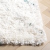 SAFAVIEH Area Rug 8×10 – Fontana Shag Collection – Large – Ivory & Green, Modern Design, Non-Shedding & Easy Cleaning, Ultra Plush Thick Pile, Ideal for Living Room, Bedroom, Dining Space (FNT848B)(Ivory/Green)