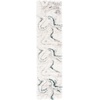 SAFAVIEH Area Rug 8×10 – Fontana Shag Collection – Large – Ivory & Green, Modern Design, Non-Shedding & Easy Cleaning, Ultra Plush Thick Pile, Ideal for Living Room, Bedroom, Dining Space (FNT848B)(Ivory/Green)