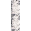 SAFAVIEH Area Rug 8×10 – Fontana Shag Collection – Large – Ivory & Grey, Modern Design, Non-Shedding & Easy Cleaning, Ultra Plush Thick Pile, Ideal for Living Room, Bedroom, Dining Space (FNT831A)(Ivory/Grey)