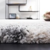 SAFAVIEH Area Rug 8×10 – Fontana Shag Collection – Large – Ivory & Grey, Modern Design, Non-Shedding & Easy Cleaning, Ultra Plush Thick Pile, Ideal for Living Room, Bedroom, Dining Space (FNT834A)(Ivory/Grey)