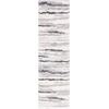 SAFAVIEH Area Rug 8×10 – Fontana Shag Collection – Large – Ivory & Grey, Modern Design, Non-Shedding & Easy Cleaning, Ultra Plush Thick Pile, Ideal for Living Room, Bedroom, Dining Space (FNT833A)(Ivory/Grey)