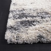 SAFAVIEH Area Rug 8×10 – Fontana Shag Collection – Large – Ivory & Grey, Modern Design, Non-Shedding & Easy Cleaning, Ultra Plush Thick Pile, Ideal for Living Room, Bedroom, Dining Space (FNT831A)(Ivory/Grey)